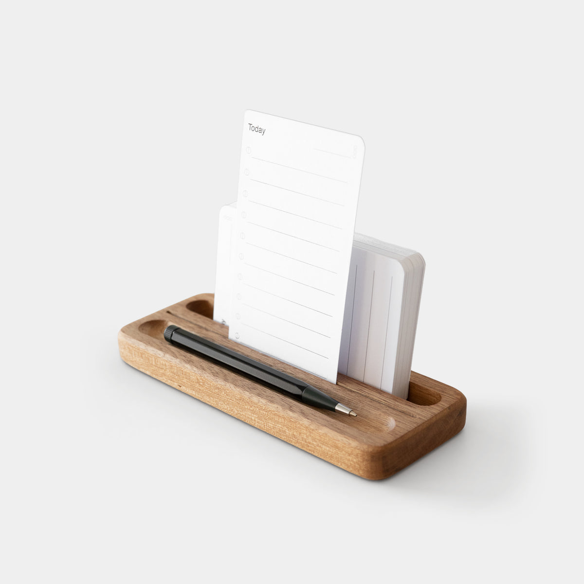 To-Do Station con tarjeta del día, tarjetas de repuesto y lapicero