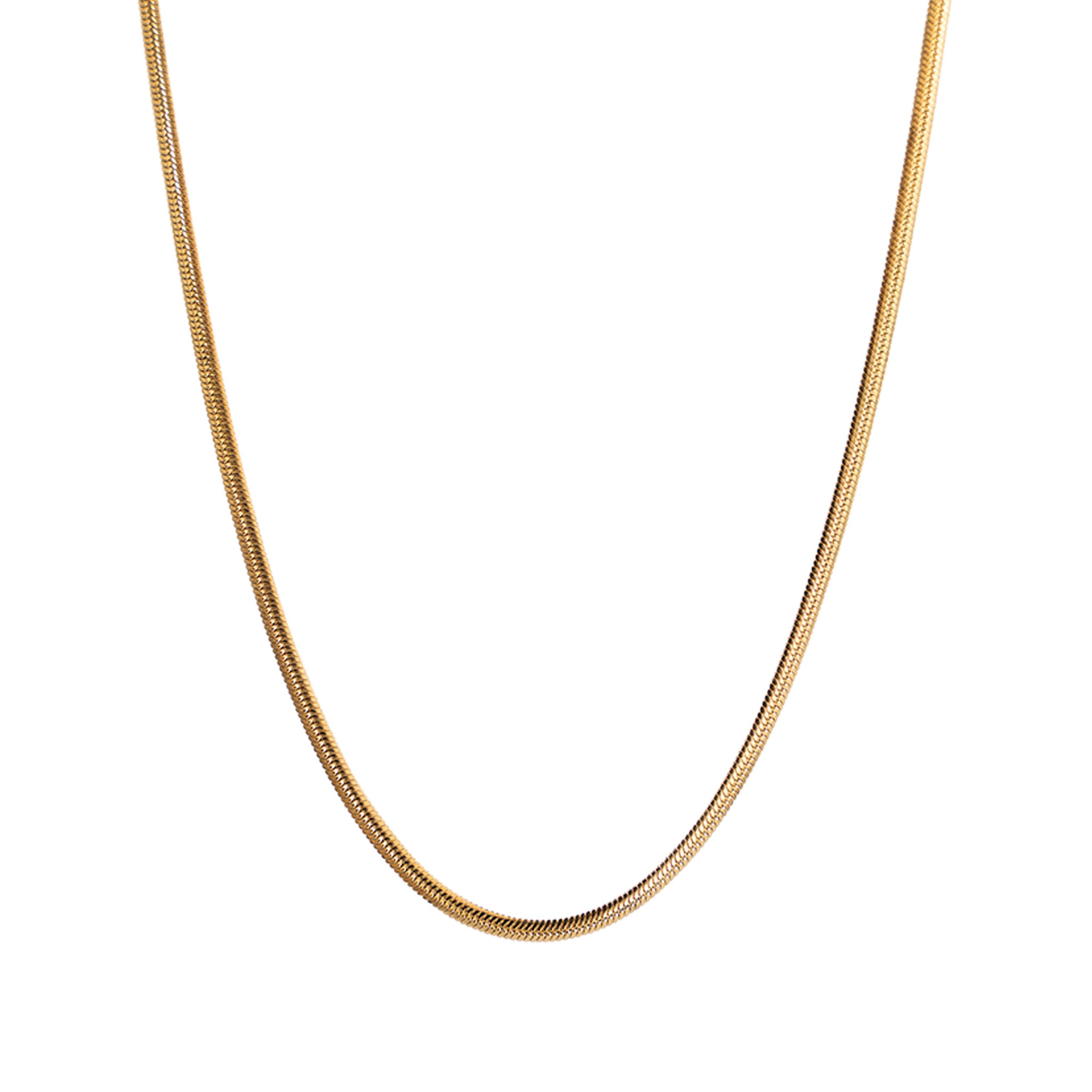 Cadena Snake dorada 6mm