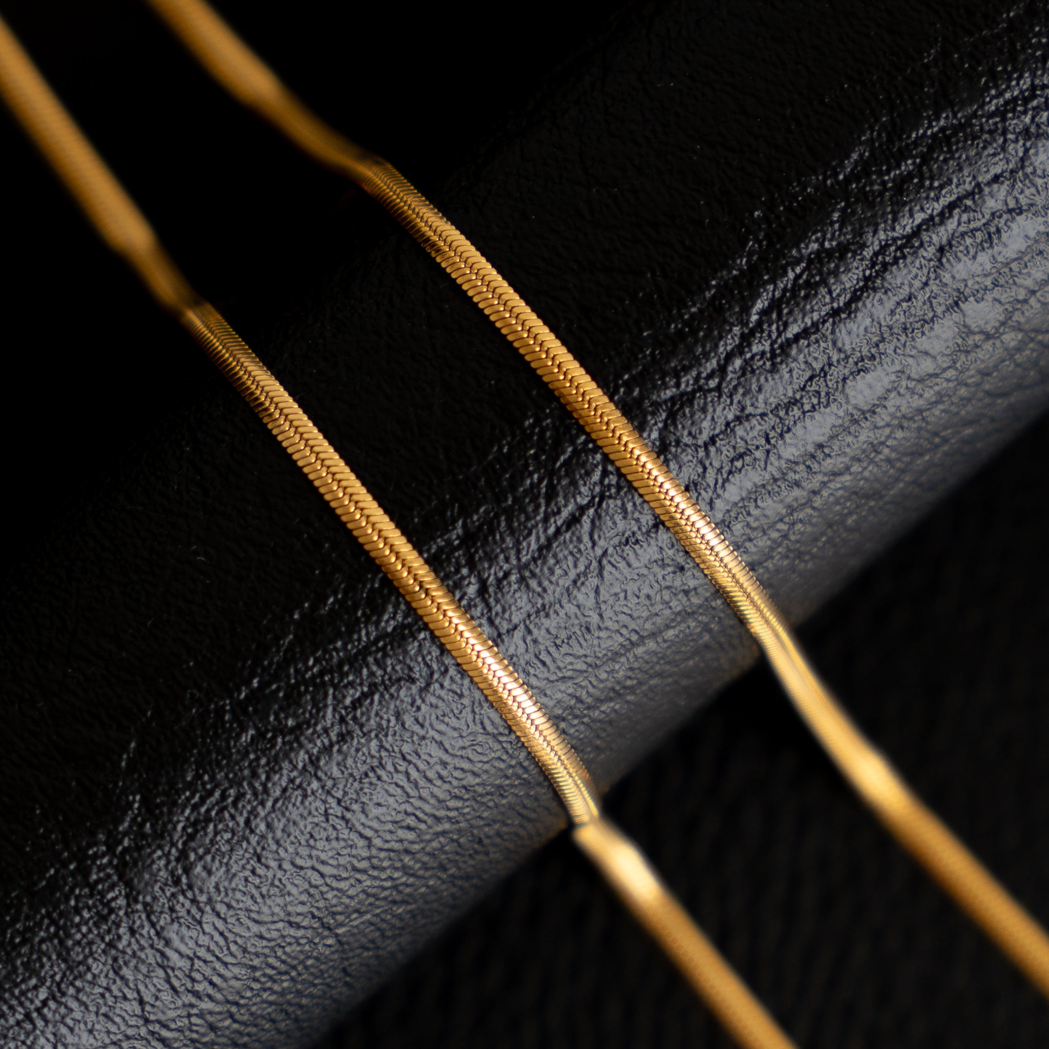 Cadena Snake dorada 6mm